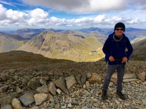 the scafell view over wasdale