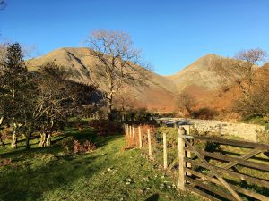 Guided walking in the Lake District The beautiful great gable lake district