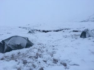 a grim day proper scottish winter wild camping